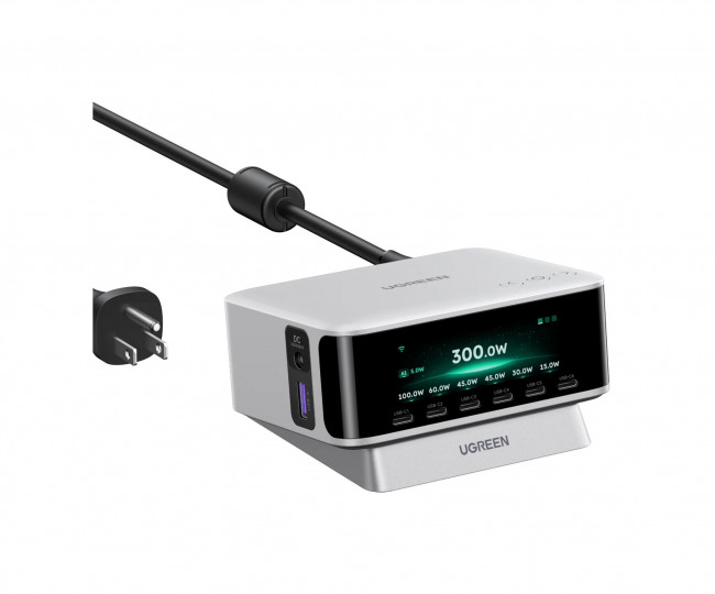 Розумна зарядна станція Ugreen  Nexode Pro 300W Desktop Charger